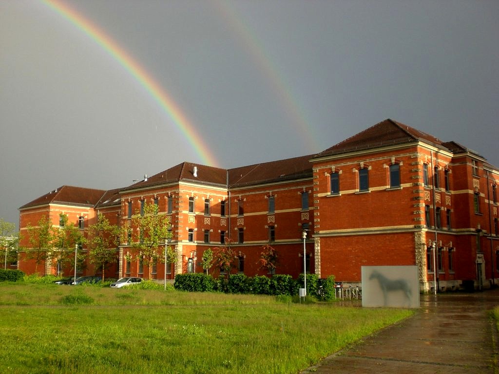 Rainbow above the ASM building