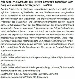 Zum Artikel "Förderung für neues Projekt präFlott durch die Bayerische Forschungsstiftung"
