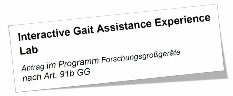 Interactive Gait Assistance Experience Lab by DFG
