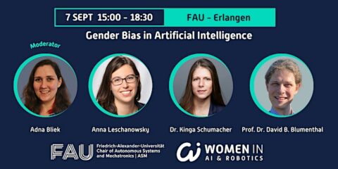 Zum Artikel "Podiumsdiskussion „Gender bias in AI“"